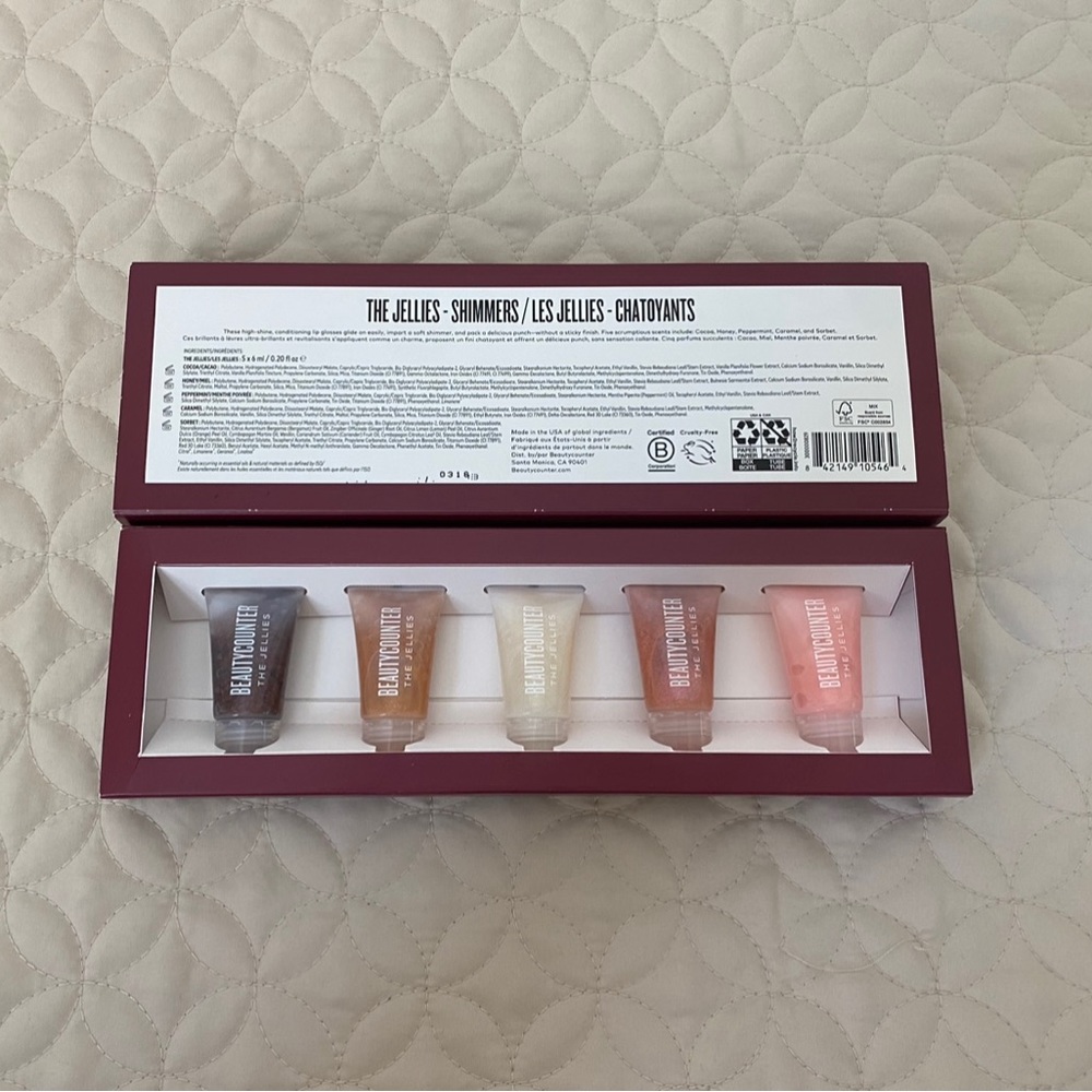 BeautyCounter lip gloss set